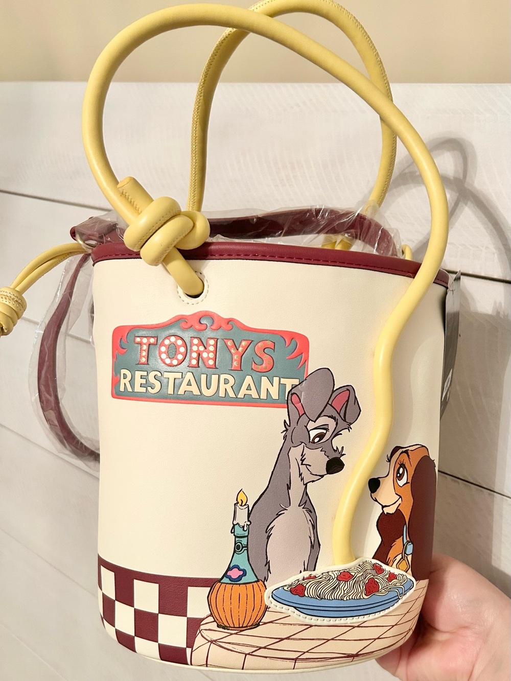 BoxLunch Exclusive Disney Lady and the Tramp Crossbody Bag